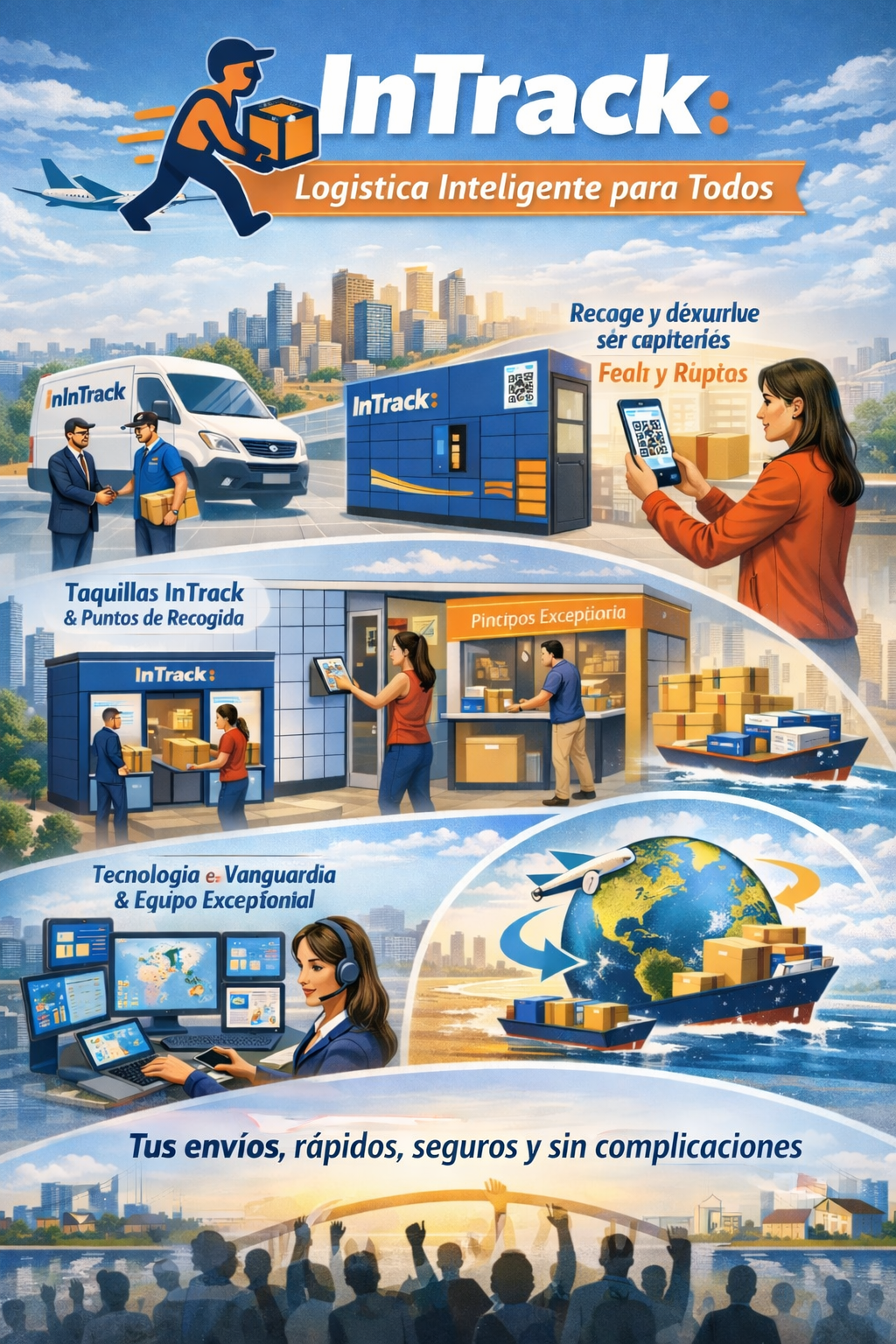 Ilustración sobre la historia de InTrack